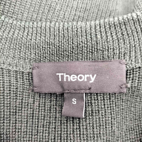 セオリー theory ウール ロングスリーブ ニットセーター メンズ JPN:S