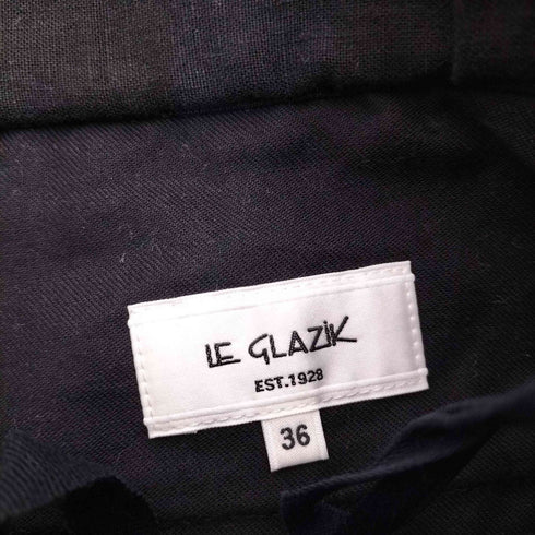 ルグラジック le glazik テーパードパンツ タックパンツ 50s リネンクロス レディース JPN:36