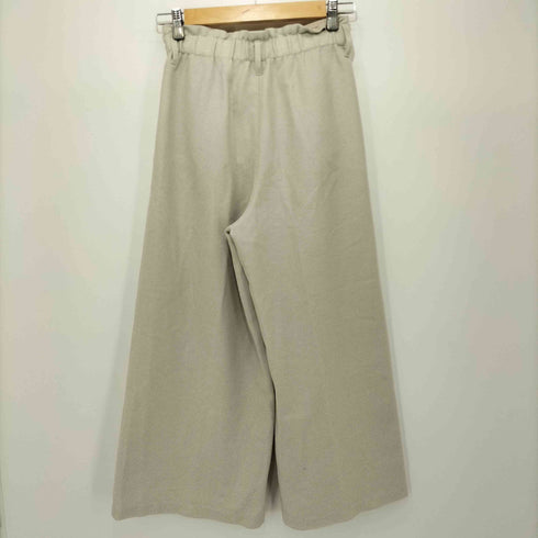 アダムエロペ Adam et Rope 2タック ワイドパンツ レディース