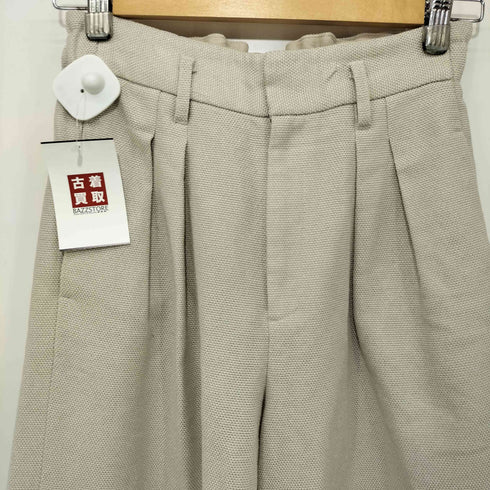 アダムエロペ Adam et Rope 2タック ワイドパンツ レディース