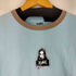 エックスガール X-girl DECO FACE S/S GIRLS TEE デコ フェイス ガールズ Tシャツ 半袖 リンガー ラインストーン レディース JPN:S
