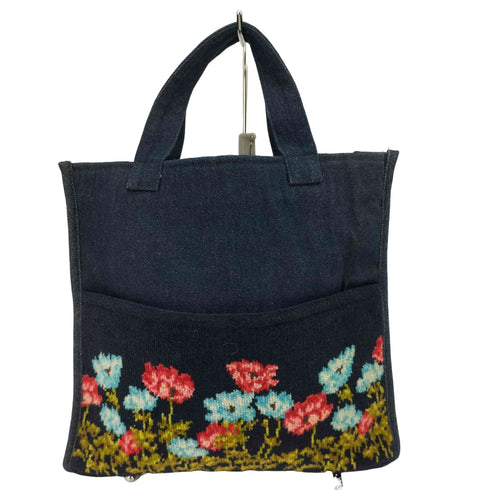 ケンゾー KENZO 花柄 デニムトートバッグ レディース