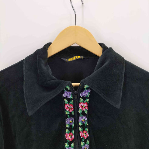 フェイラー FEILER ベロアシャツジャケット レディース