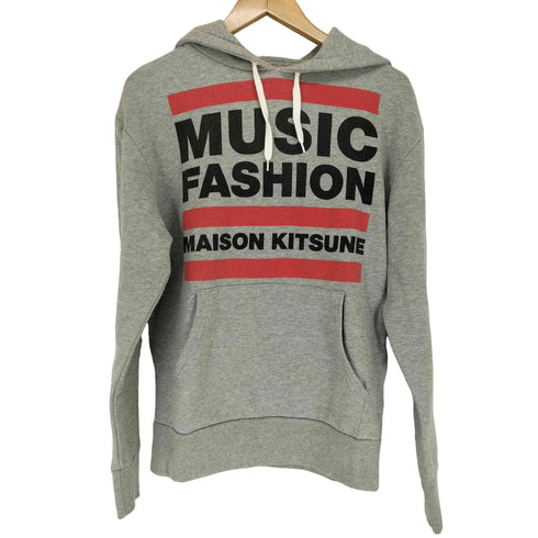 メゾンキツネ MAISON KITSUNE MUSIC FASHION プルオーバーパーカー メンズ
