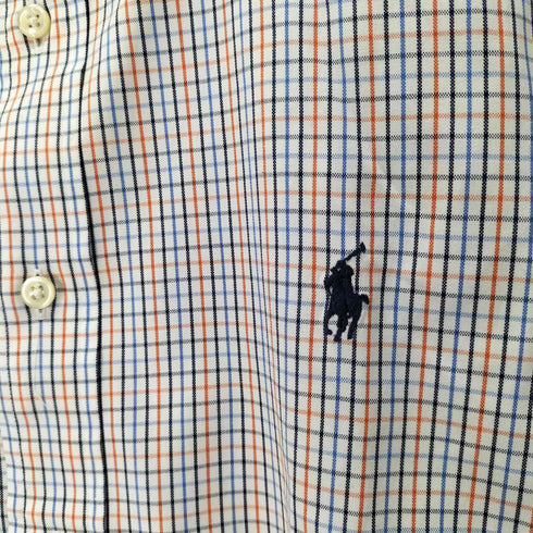 ラルフローレン RALPH LAUREN YARMOUTH スモールポニー刺繍 L/S BD チェックシャツ メンズ 16 1/2