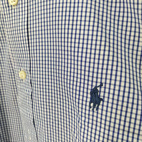 ラルフローレン RALPH LAUREN YARMOUTH スモールポニー刺繍 L/S BD チェックシャツ メンズ 16 1/2
