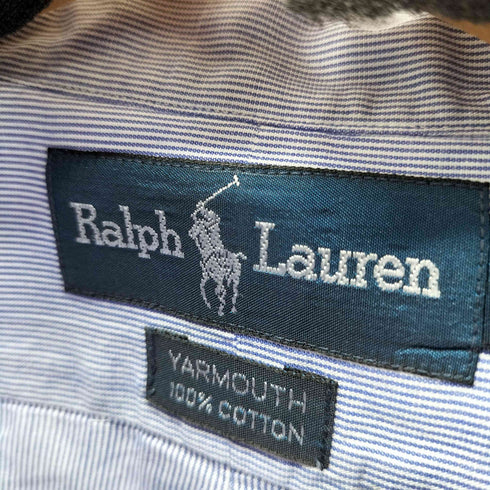 ラルフローレン RALPH LAUREN YARMOUTH スモールポニー刺繍 L/S BD チェックシャツ メンズ 16 1/2
