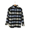 ザラ ZARA チェック シャギーシャツジャケット メンズ import:M
