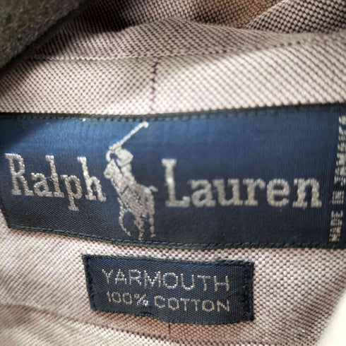 ラルフローレン RALPH LAUREN YARMOUTH スモールポニー刺繍 L/S BD チェックシャツ メンズ 16 1/2