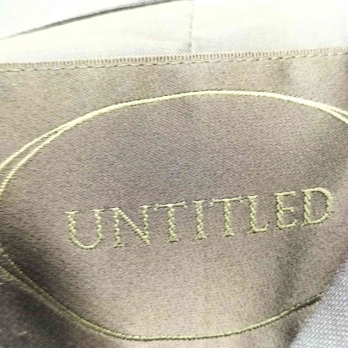 アンタイトル UNTITLED ベルト付 モッズコート レディース JPN:2