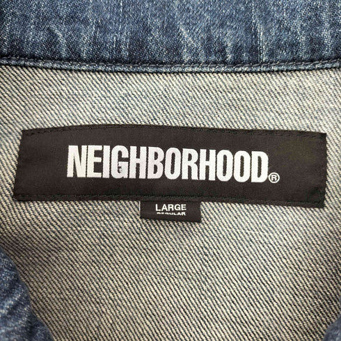 ネイバーフッド NEIGHBORHOOD 23AW DENIM ZIP WORK JACKET デニム ジップ ワーク ジャケット メンズ import:L