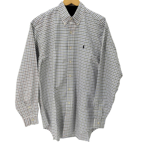 ラルフローレン RALPH LAUREN スモールポニー刺繍 L/S BD チェックシャツ メンズ import:M