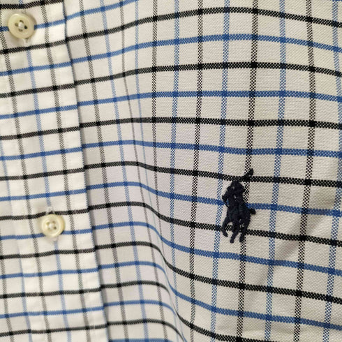 ラルフローレン RALPH LAUREN スモールポニー刺繍 L/S BD チェックシャツ メンズ import:M