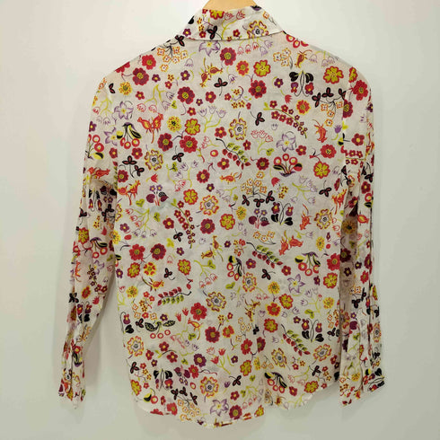 フォーティーナインアヴェニュージュンコシマダ 49AV.Junko Shimada 花柄 L/S コットン ブラウス レディース