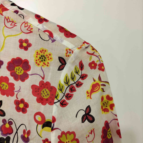 フォーティーナインアヴェニュージュンコシマダ 49AV.Junko Shimada 花柄 L/S コットン ブラウス レディース