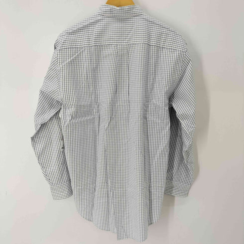 ノーティカ NAUTICA 80/2 PLY ロゴ刺繍 L/S チェックシャツ メンズ 15 1/2