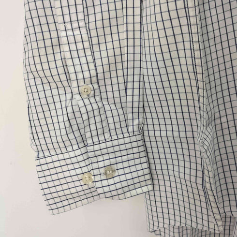 ノーティカ NAUTICA 80/2 PLY ロゴ刺繍 L/S チェックシャツ メンズ 15 1/2