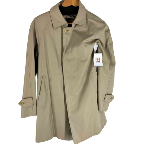 ダックス DAKS 日本製 Pure new wool チェックライナー付き ステンカラーコート メンズ JPN:4
