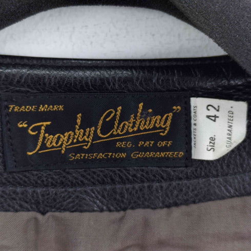 トロフィークロージング TROPHY CLOTHING カウレザーベスト メンズ 42