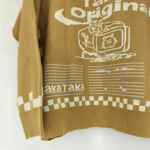 TAKA ORIGINAL モザイク チェックニット メンズ JPN:L
