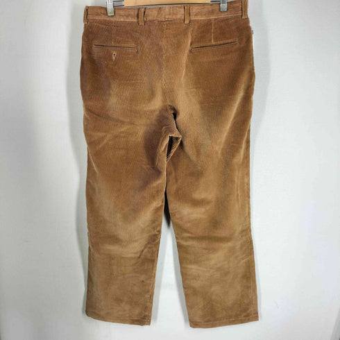 オービス ORVIS 90-00s USA製 レザー切替 2タック コーデュロイチノパンツ メンズ 36