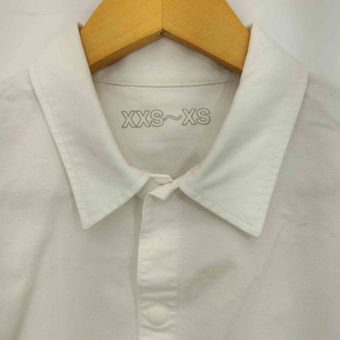 ムジラボ MUJI labo オックスフォードバンドカラーシャツ 短丈ボックス メンズ XXS~XS