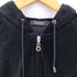 バーバリーブラックレーベル BURBERRY BLACK LABEL ベロア ジップパーカー メンズ JPN:2