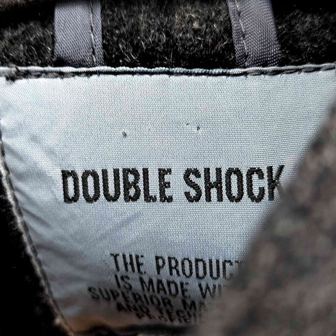 DOUBLE SHOCK ウール混フーデットファイヤーマンコート レディース JPN:M