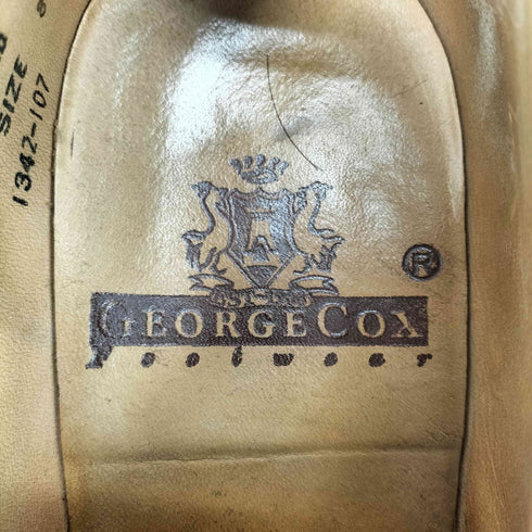 ジョージコックス GEORGE COX ラバーソール スエード ギブソン メンズ UK:8