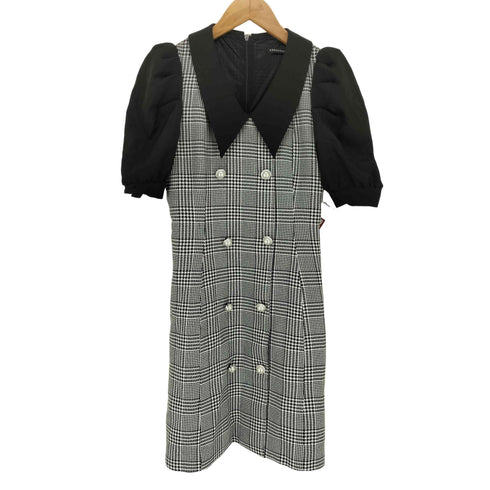 ANDGEEBEE 袖切替チェックワンピース レディース JPN:M