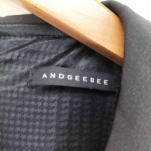 ANDGEEBEE 袖切替チェックワンピース レディース JPN:M