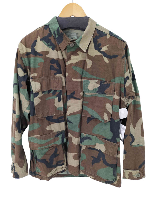 ユーエスアーミー U.S. ARMY Woodland Camo Camouflage BDU Shirt Jacket メンズ SMALL-REGULAR