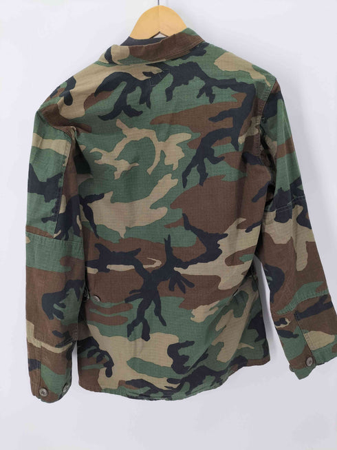 ユーエスアーミー U.S. ARMY Woodland Camo Camouflage BDU Shirt Jacket メンズ SMALL-REGULAR