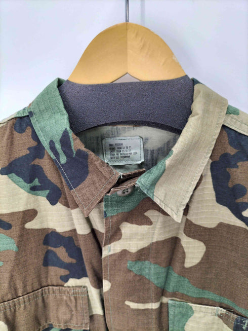 ユーエスアーミー U.S. ARMY Woodland Camo Camouflage BDU Shirt Jacket メンズ SMALL-REGULAR