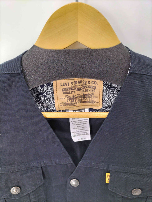 リーバイス Levis 復刻 ブラック ツイル ベスト メンズ M