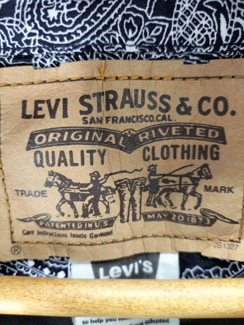リーバイス Levis 復刻 ブラック ツイル ベスト メンズ M