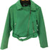 ザラ ZARA スウェード シングルライダースジャケット レディース import:L