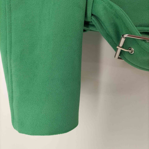 ザラ ZARA スウェード シングルライダースジャケット レディース import:L