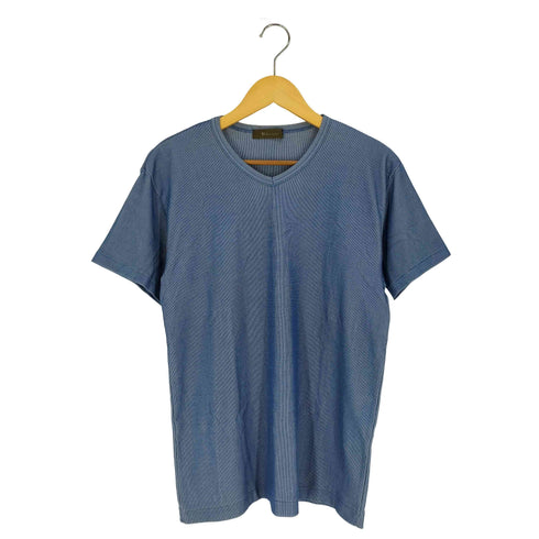 ワイズフォーメン Ys for men 茶タグ レーヨンポリ Vネック ストレッチ Tシャツ メンズ