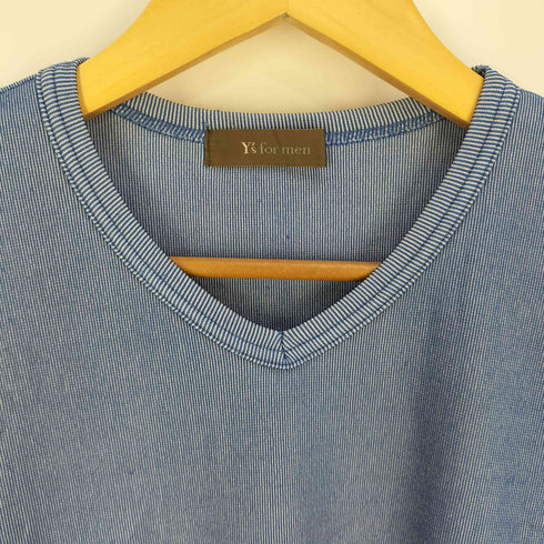 ワイズフォーメン Ys for men 茶タグ レーヨンポリ Vネック ストレッチ Tシャツ メンズ