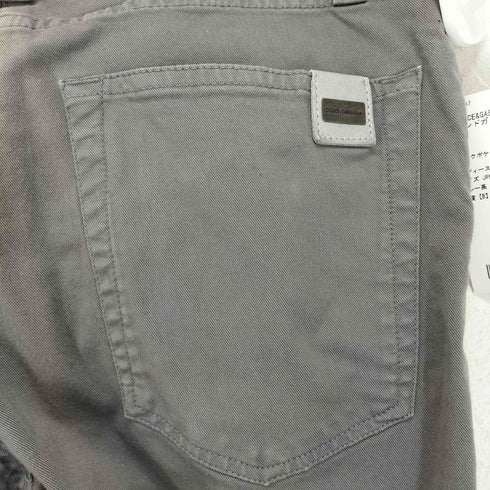 ドルチェアンドガッバーナ DOLCE&GABBANA バックポケットロゴプレートコットンパンツ レディース JPN:44