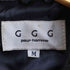 GGG POUR HOMME ジップアップ シェイプ 比翼 カウレザーシャツ メンズ JPN:M