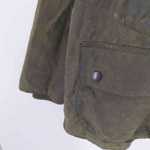 バブアー Barbour 00s イングランド製 縦ワラント BEDALE JACKET ビデイル オイルドジャケット メンズ C40