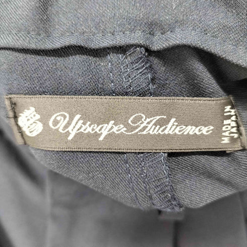 アップスケープオーディエンス Upscape Audience Reflax テック リネンライク ツイルストレッチ 2タック テーパード イージーパンツ メンズ JPN:S