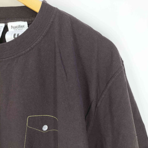 パーフェクトバイショット Perfecto by Schott USA製 両面プリント 裾サイドコード クルーネックTシャツ メンズ import:L