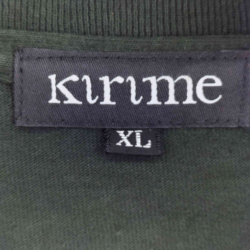 キリメ Kirime ピグメントTEE フォレストグリーン メンズ JPN:XL