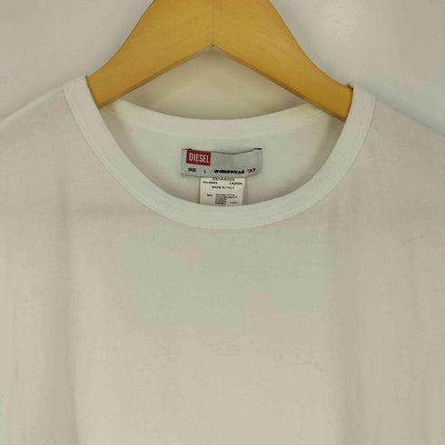 ディーゼル DIESEL イタリア製 サイドライン クルーネック Tシャツ メンズ import:L