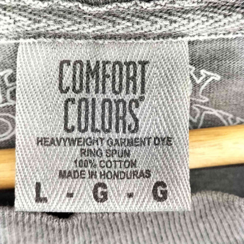 コンフォートカラーズ COMFORT COLORS フロントプリントロングTEE メンズ JPN:L