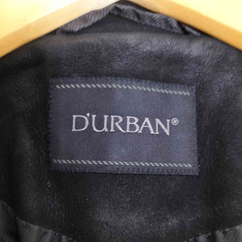 ダーバン DURBAN ゴートレザー スエード スウェード 2B テーラードジャケット メンズ import:L