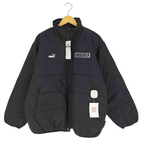 プーマ PUMA バンド ドーム ツアー プリント ジップアップ ナイロン 中綿ジャケット メンズ JPN:L